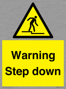 Warning Step down